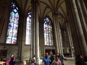 Bundglasfenster Kölner Dom linke Seite des Doms